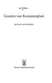 book cover of Groeten van Rottumerplaat by Jan Wolkers
