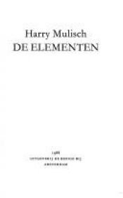book cover of De elementen by 哈里·穆里施