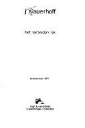 book cover of Het verboden rijk. Tiende druk by J. Slauerhoff