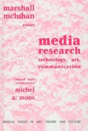 book cover of Media Research: Technology, Art, Communication by Marshall McLuhan