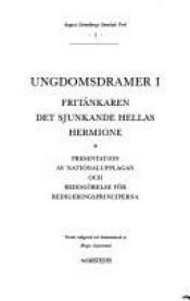 book cover of Ungdomsdramer by August Strindberg
