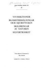 book cover of August Strindbergs samlade verk : [nationalupplaga]. 29; Vivisektioner; Blomstermålningar och djurstycken; Skildringar by August Strindberg