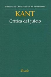 book cover of Crítica del juicio by Immanuel Kant