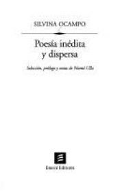 book cover of Poesia Inedita Y Dispersa by Silvina Ocampo