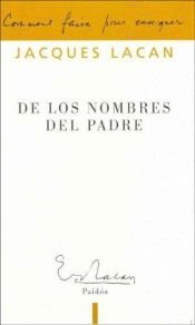 book cover of de Los Nombres del Padre by Jacques Lacan