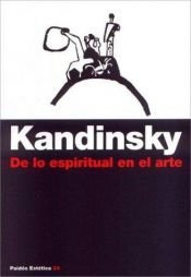 book cover of de Lo Espiritual En El Arte by Wassily Kandinsky