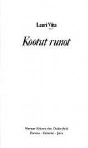 book cover of Kootut runot by Lauri Viita