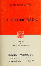 book cover of La desheredada (COLECCION LETRAS HISPANICAS) (Letras Hispanicas by Benito Pérez Galdós