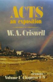 book cover of Acts : in one volume by W. A. Criswell