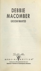 book cover of Groom Wanted (From This Day Forward #1) by Debbie Macomber