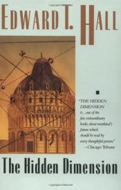 book cover of The hidden dimension by Edward T. Hall