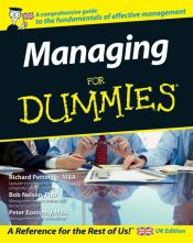 book cover of Managing For Dummies by Richard Pettinger