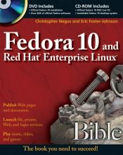 book cover of Fedora 10 and Red Hat Enterprise Linux bible by Christopher Negus