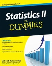 book cover of Statistics II for Dummies by Deborah Rumsey