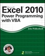 book cover of Excel 2010 power programming with VBA by John Walkenbach