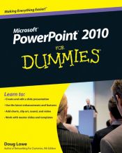 book cover of PowerPoint 2010 For Dummies (For Dummies (Computer by Doug Lowe