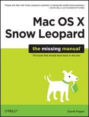 book cover of Mac OS X Snow Leopard : the missing manual by David Pogue
