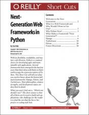 book cover of Next-generation web frameworks in Python by Liza Daly
