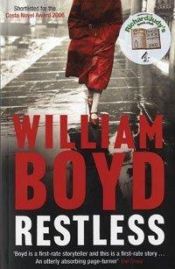 book cover of Rusteloos by William Boyd