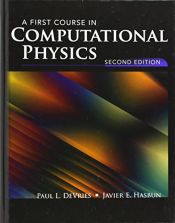 book cover of A first course in computational physics by Paul L. DeVries
