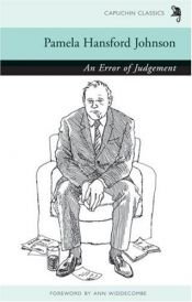 book cover of An Error of Judgement by Pamela Hansford Johnson