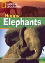 book cover of Happy Elephants: A2 (Footprint Reading Library) by Rob Waring