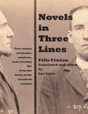 book cover of Novels in Three Lines by Felix Feneon