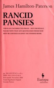 book cover of Rancid pansies by James Hamilton-Paterson