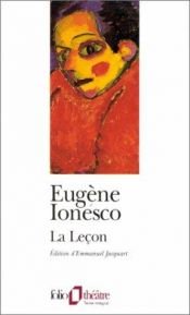 book cover of La Leçon by Eugène Ionesco