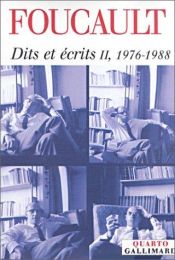 book cover of Dits et Ecrits 1954-1988: tome II: 1976-1988 by 米歇爾·福柯