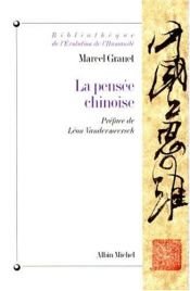 book cover of O pensamento chinês by Marcel Granet