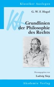 book cover of Grundlinien der Philosophie des Rechts by Ludwig Siep