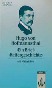 book cover of Ein Brief - Reitergeschichte by Хуго фон Хофманстал