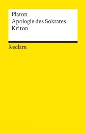 book cover of Apologie des Sokrates: Kriton by Platon