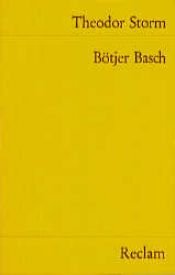 book cover of Bötjer Basch by Theodor Storm
