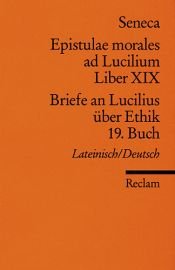 book cover of Briefe an Lucilius über Ethik. 19. Buch by Sénèque