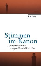 book cover of Stimmen im Kanon by Ulla Hahn