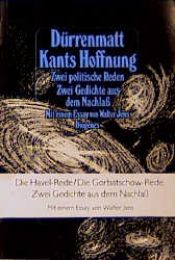 book cover of Kants Hoffnung. Zwei politische Reden by Friedrich Dürrenmatt