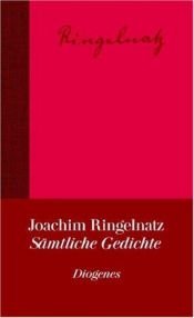 book cover of Sämtliche Gedichte by Joachim Ringelnatz