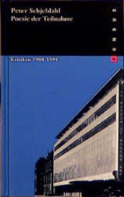 book cover of Poesie der Teilnahme : Kritiken 1980 - 1994 by Peter Schjeldahl