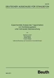 book cover of Experimentelle Analyse des Tragverhaltens von Hochleistungsbeton unter mehraxialer Beanspruchung by Manfred Curbach