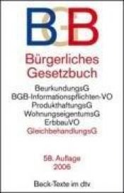 book cover of Bürgerliches Gesetzbuch BGB by Autorenkollektiv