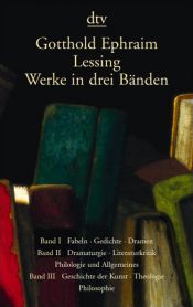 book cover of Werke, 3 Bde by Gotthold Ephraim Lessing