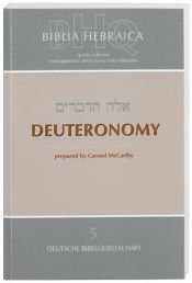 book cover of Biblia Hebraica Quinta Deuteronomy by American Bible Society