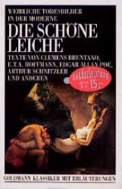 book cover of Die schöne Leiche. Weibliche Todesbilder in der Moderne. by Elisabeth Bronfen
