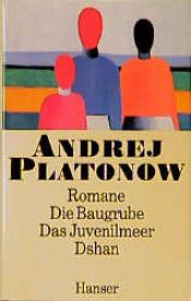 book cover of Die Baugrube. Das Juvenilmeer. Dshan by Andrei Platonowitsch Platonow