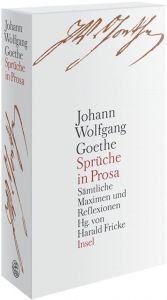 book cover of Sprüche in Prosa: Sämtliche Maximen und Reflexionen by Јохан Волфганг Гете
