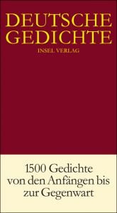 book cover of Deutsche Gedichte in einem Band by Hans-Joachim Simm