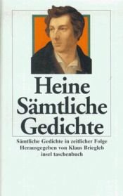 book cover of Sämtliche Gedichte in zeitlicher Folge by Heinrich Heine|Klaus Briegleb