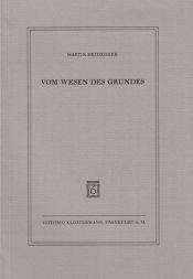book cover of Dell'essenza del fondamento by Martin Heidegger